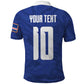 Custom Cape Verde National Football Polo Shirt Glory Blue Sharks - African Pride