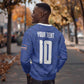 Custom Cape Verde National Football Sweatshirt Glory Blue Sharks - African Pride