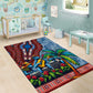 Afro-Caribbean Area Rug African Dashiki Style with Caribbean Music with Blue Iguanas - African Pride