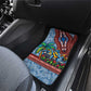 Afro-Caribbean Car Mats African Dashiki Style with Caribbean Music with Blue Iguanas - African Pride