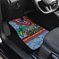 Afro-Caribbean Car Mats African Dashiki Style with Caribbean Music with Blue Iguanas - African Pride