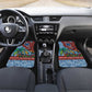 Afro-Caribbean Car Mats African Dashiki Style with Caribbean Music with Blue Iguanas - African Pride