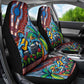 Afro-Caribbean Car Seat Cover African Dashiki Style with Caribbean Music with Blue Iguanas - African Pride