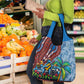 Afro-Caribbean Grocery Bag African Dashiki Style with Caribbean Music with Blue Iguanas - African Pride