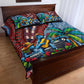 Afro-Caribbean Quilt Bed Set African Dashiki Style with Caribbean Music with Blue Iguanas - African Pride