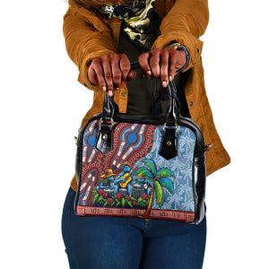 Afro-Caribbean Shoulder Handbag African Dashiki Style with Caribbean Music with Blue Iguanas - African Pride