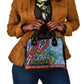 Afro-Caribbean Shoulder Handbag African Dashiki Style with Caribbean Music with Blue Iguanas - African Pride