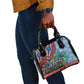 Afro-Caribbean Shoulder Handbag African Dashiki Style with Caribbean Music with Blue Iguanas - African Pride