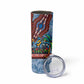 Afro-Caribbean Skinny Tumbler African Dashiki Style with Caribbean Music with Blue Iguanas - African Pride