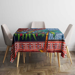 Afro-Caribbean Tablecloth African Dashiki Style with Caribbean Music with Blue Iguanas - African Pride
