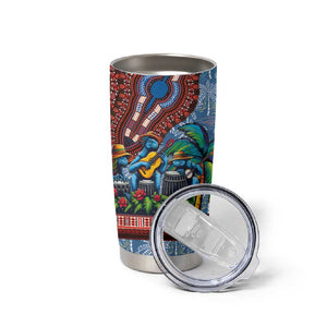 Afro-Caribbean Tumbler Cup African Dashiki Style with Caribbean Music with Blue Iguanas - African Pride