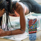 Afro-Caribbean Tumbler With Handle African Dashiki Style with Caribbean Music with Blue Iguanas - African Pride