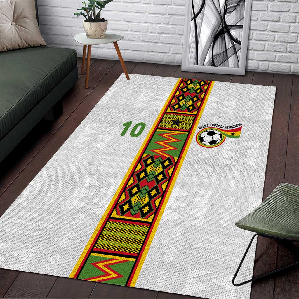 Ghana National Football Custom Area Rug Kente Motifs Sporty Style by ...