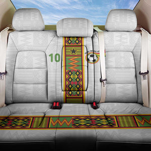 Ghana National Football Custom Back Car Seat Cover Kente Motifs Sporty Style - African Pride