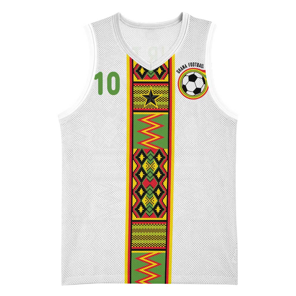 Ghana National Football Custom Basketball Jersey Kente Motifs Sporty Style - African Pride