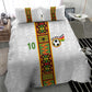 Ghana National Football Custom Bedding Set Kente Motifs Sporty Style - African Pride