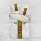Ghana National Football Custom Bedding Set Kente Motifs Sporty Style - African Pride
