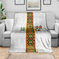 Ghana National Football Custom Blanket Kente Motifs Sporty Style - African Pride