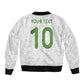 Ghana National Football Custom Bomber Jacket Kente Motifs Sporty Style - African Pride