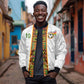 Ghana National Football Custom Bomber Jacket Kente Motifs Sporty Style - African Pride