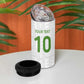 Ghana National Football Custom 4 in 1 Can Cooler Tumbler Kente Motifs Sporty Style - African Pride