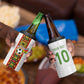 Ghana National Football Custom 4 in 1 Can Cooler Tumbler Kente Motifs Sporty Style - African Pride