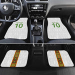 Ghana National Football Custom Car Mats Kente Motifs Sporty Style - African Pride