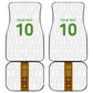 Ghana National Football Custom Car Mats Kente Motifs Sporty Style - African Pride