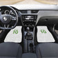 Ghana National Football Custom Car Mats Kente Motifs Sporty Style - African Pride
