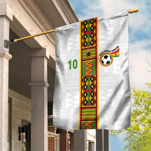 Ghana National Football Custom Garden Flag Kente Motifs Sporty Style - African Pride