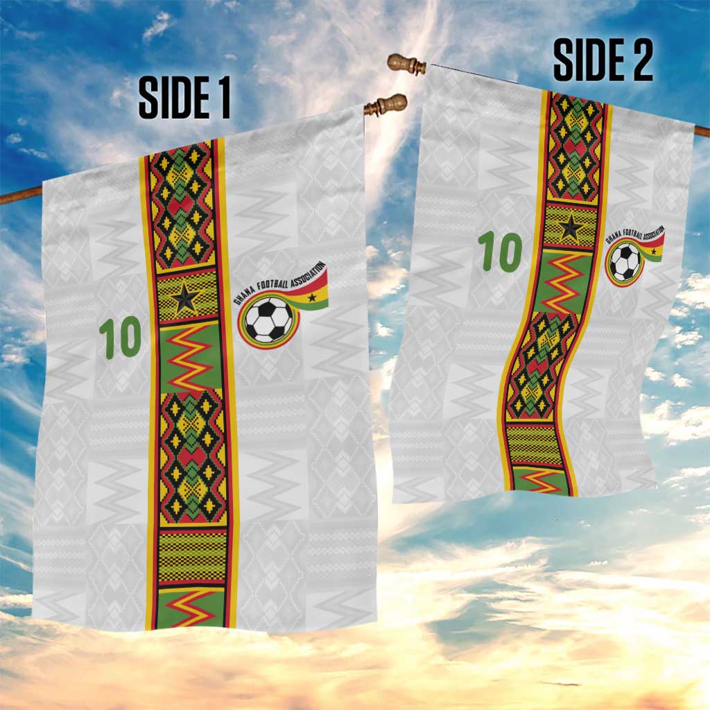 Ghana National Football Custom Garden Flag Kente Motifs Sporty Style - African Pride