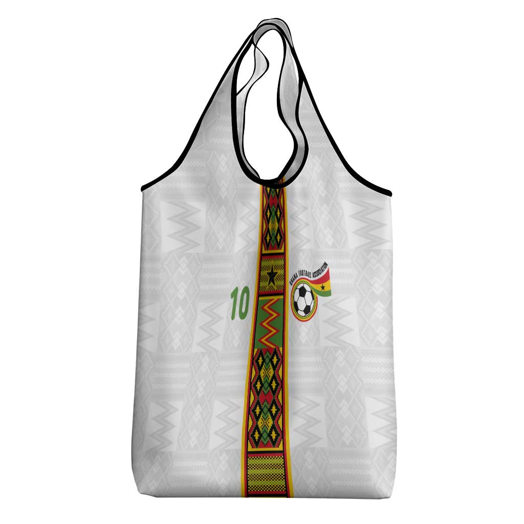 Ghana National Football Custom Grocery Bag Kente Motifs Sporty Style - African Pride