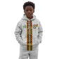 Ghana National Football Custom Kid Hoodie Kente Motifs Sporty Style - African Pride