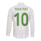 Ghana National Football Custom Long Sleeve Button Shirt Kente Motifs Sporty Style - African Pride