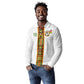 Ghana National Football Custom Long Sleeve Polo Shirt Kente Motifs Sporty Style - African Pride