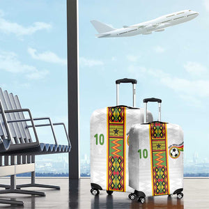 Ghana National Football Custom Luggage Cover Kente Motifs Sporty Style - African Pride