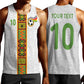 Ghana National Football Custom Men Tank Top Kente Motifs Sporty Style - African Pride