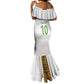 Ghana National Football Custom Mermaid Dress Kente Motifs Sporty Style - African Pride