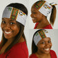Ghana National Football Custom Neck Gaiter Kente Motifs Sporty Style - African Pride