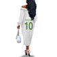 Ghana National Football Custom Off The Shoulder Long Sleeve Dress Kente Motifs Sporty Style - African Pride