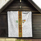 Ghana National Football Custom Quilt Kente Motifs Sporty Style - African Pride