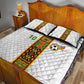 Ghana National Football Custom Quilt Bed Set Kente Motifs Sporty Style - African Pride