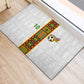 Ghana National Football Custom Rubber Doormat Kente Motifs Sporty Style - African Pride