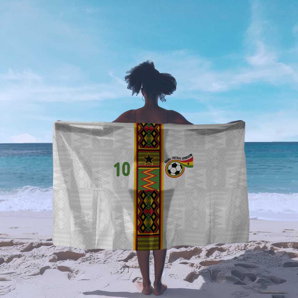 Ghana National Football Custom Sarong Kente Motifs Sporty Style - African Pride