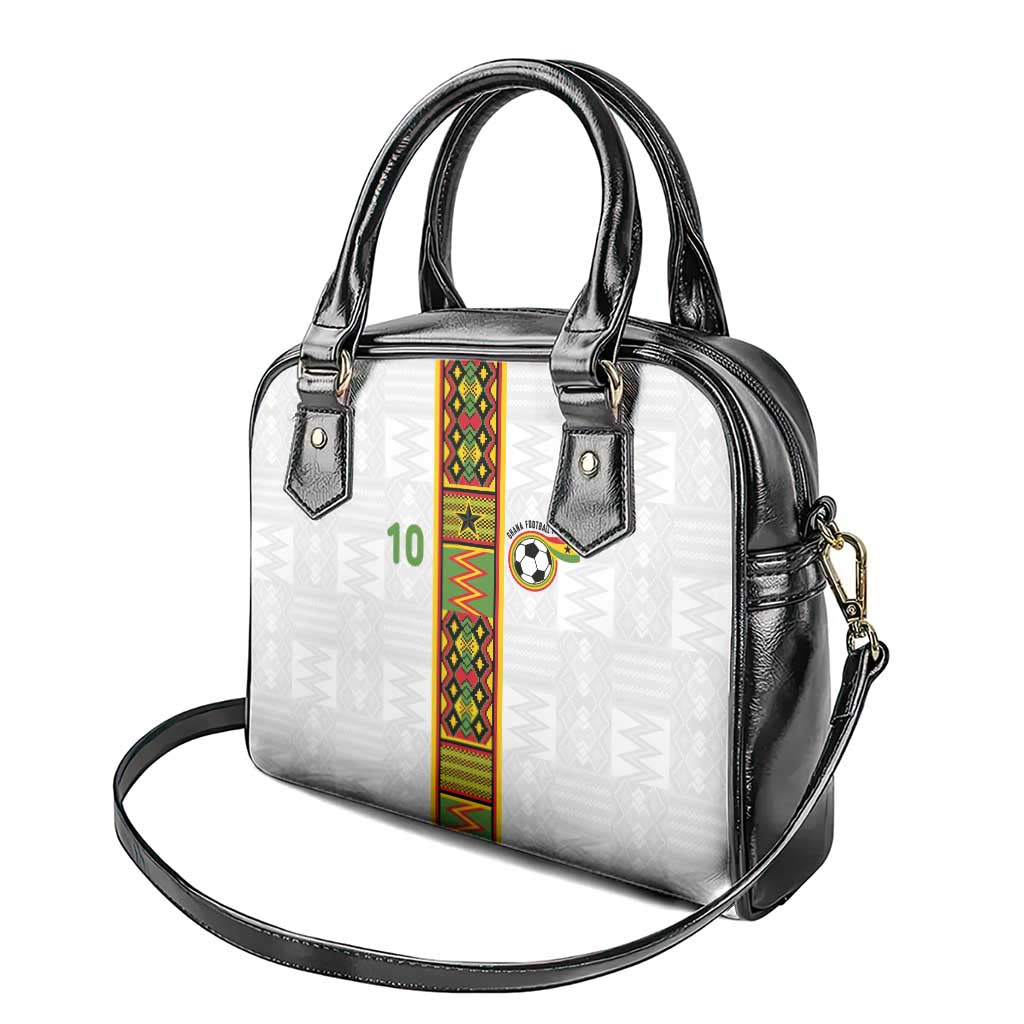 Ghana National Football Custom Shoulder Handbag Kente Motifs Sporty Style - African Pride