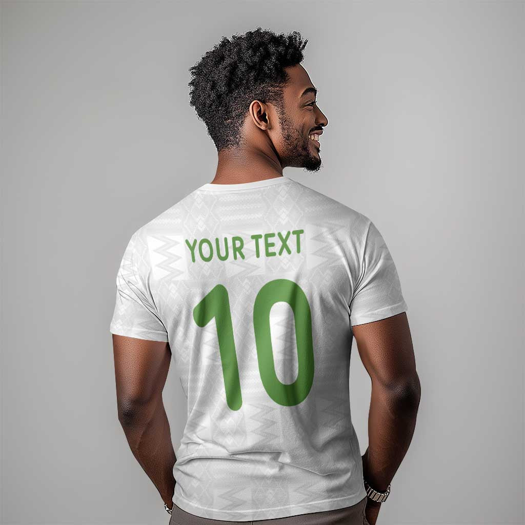 Ghana National Football Custom T shirt Kente Motifs Sporty Style - African Pride
