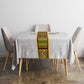 Ghana National Football Custom Tablecloth Kente Motifs Sporty Style - African Pride