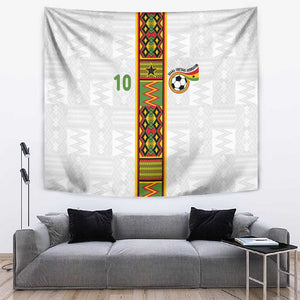 Ghana National Football Custom Tapestry Kente Motifs Sporty Style - African Pride