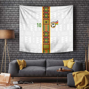 Ghana National Football Custom Tapestry Kente Motifs Sporty Style - African Pride
