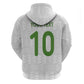 Ghana National Football Custom Zip Hoodie Kente Motifs Sporty Style - African Pride